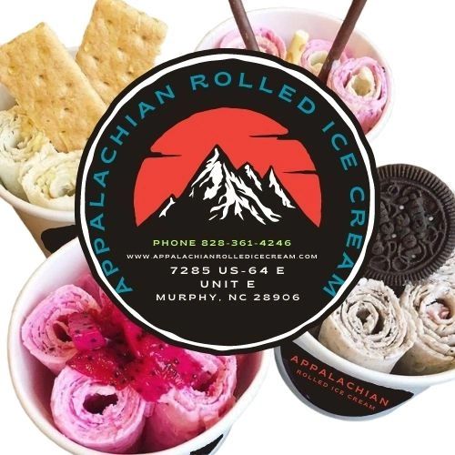 Appalachian Rolled Ice Cream in Murphy, North Carolina